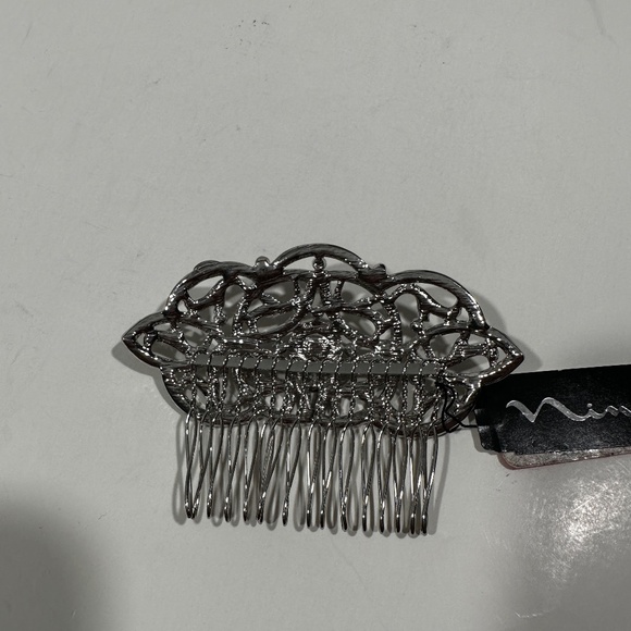 NWT $68 Nina - Hair‎ Accessory Embellished  in Silver main image 4
